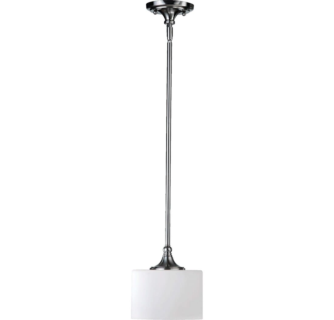 Quorum Rockwood 7" Pendant Light in Satin Nickel