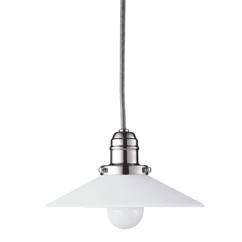 Hudson Valley Vintage Collection 9" Pendant Light in Polished Nickel