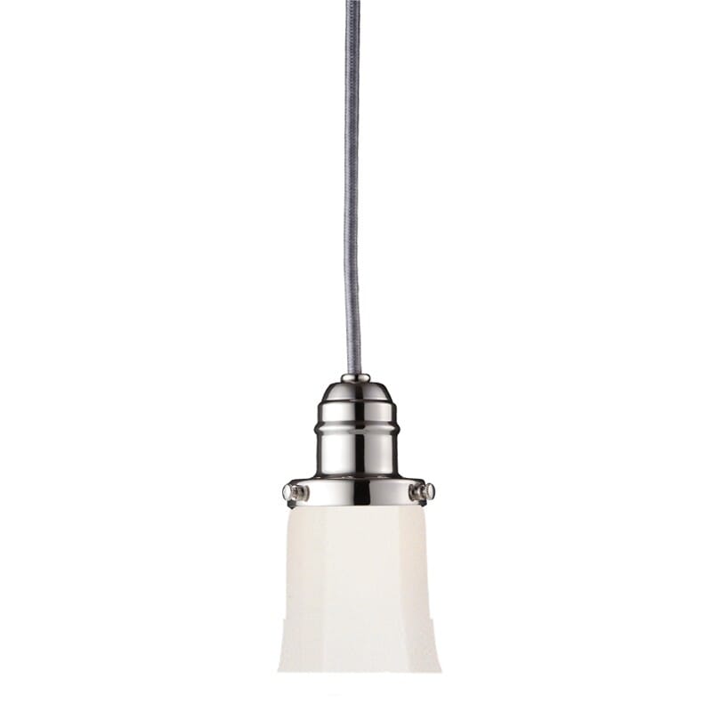 Hudson Valley Vintage Collection 12" Pendant Light in Polished Nickel