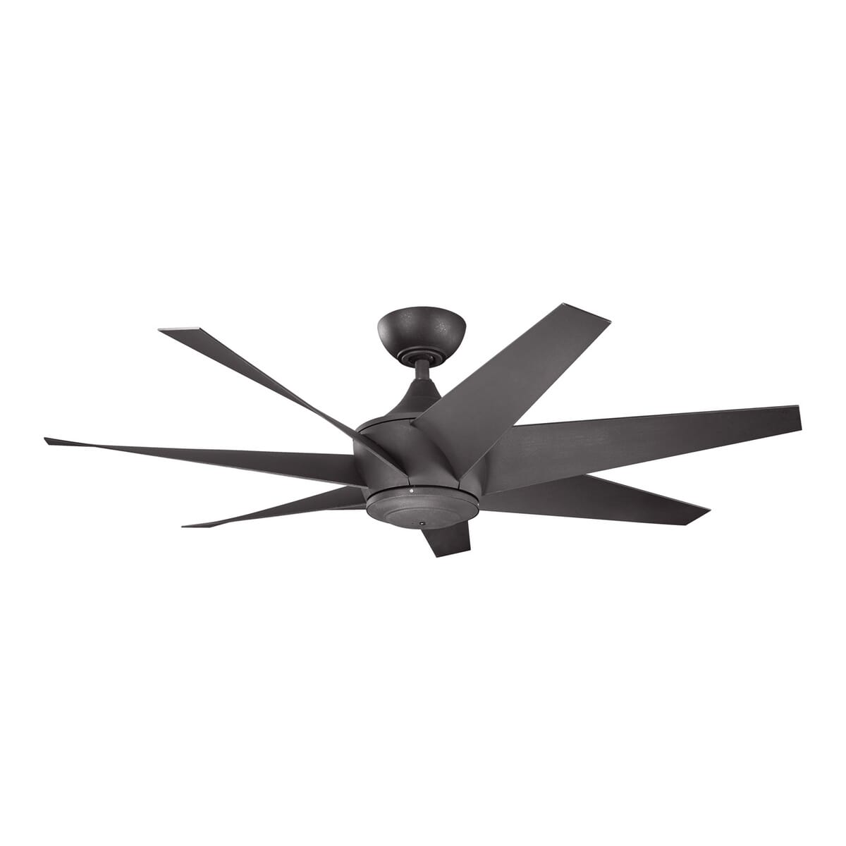 Kichler Lehr II 54" Ceiling Fan in Distressed Black