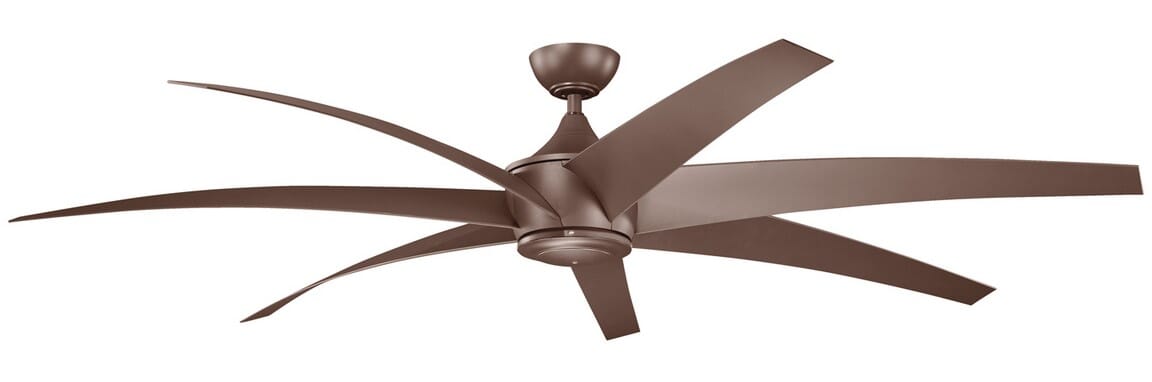 Kichler Lehr 80" Ceiling Fan in Coffee Mocha Finish