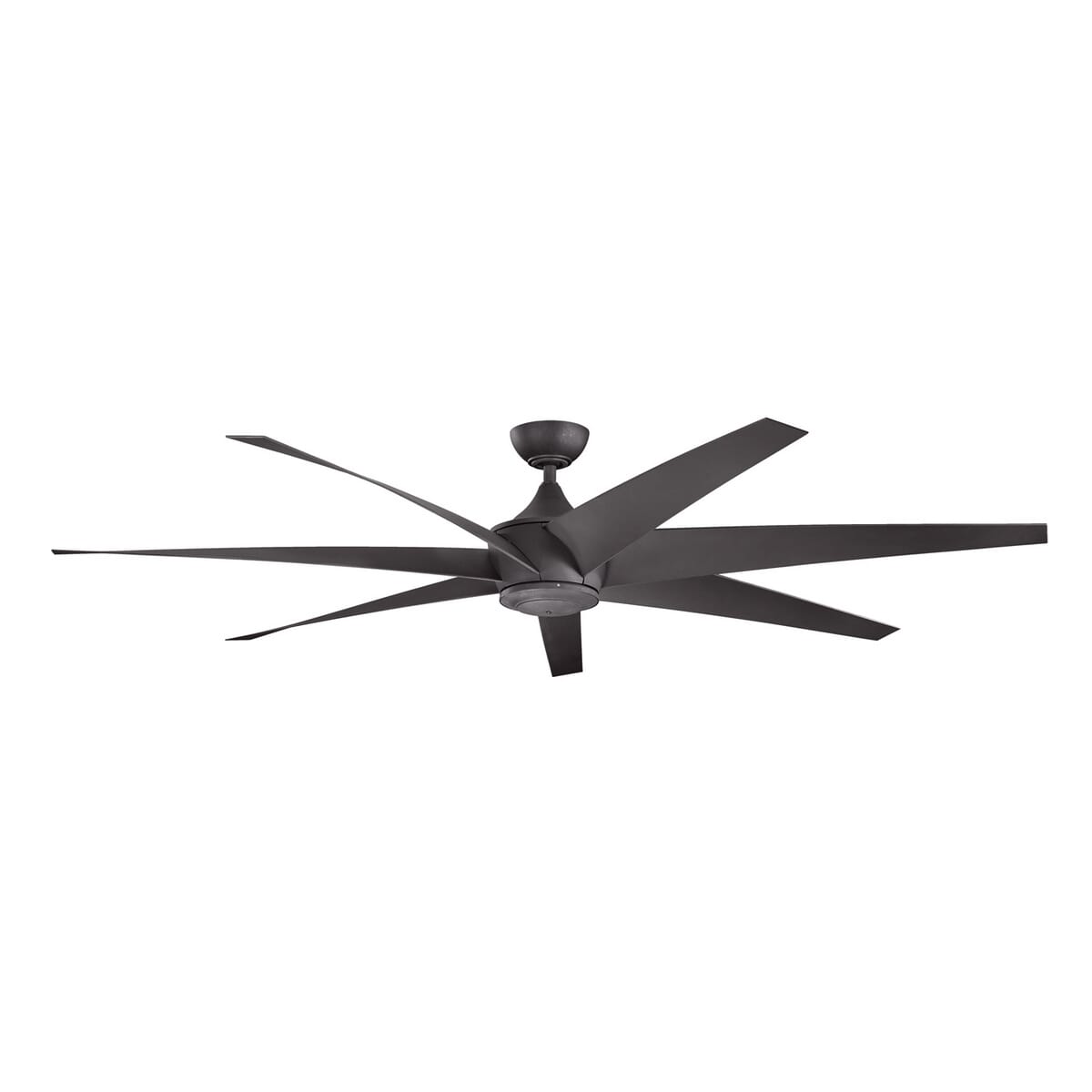 Kichler Lehr 80" Ceiling Fan in Distressed Black Finish