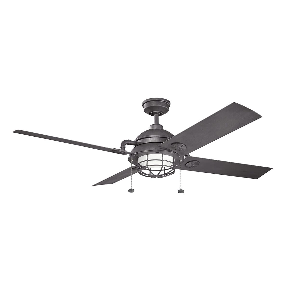 Kichler Maor 65" Ceiling Fan in Distressed Black Finish