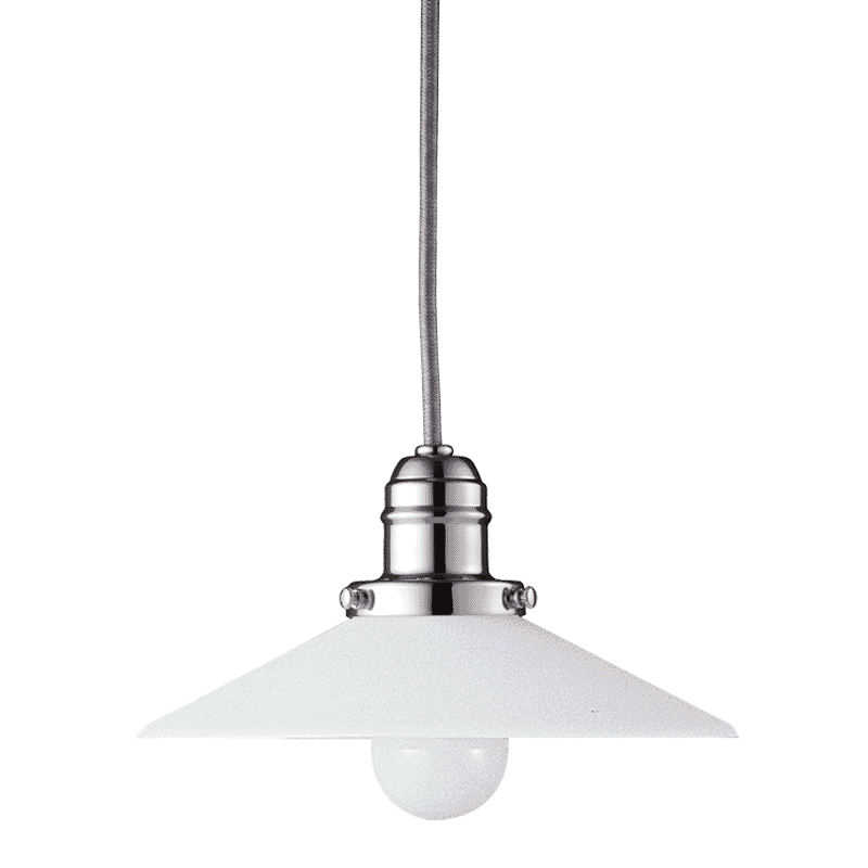 Hudson Valley Vintage Collection 11" Pendant Light in Polished Nickel