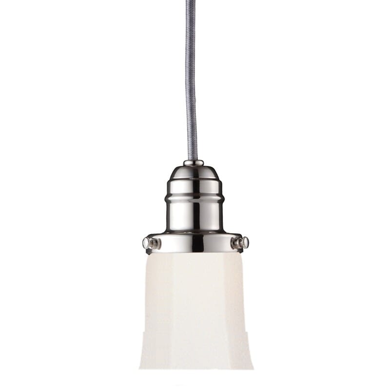 Hudson Valley Vintage Collection 14" Pendant Light in Polished Nickel