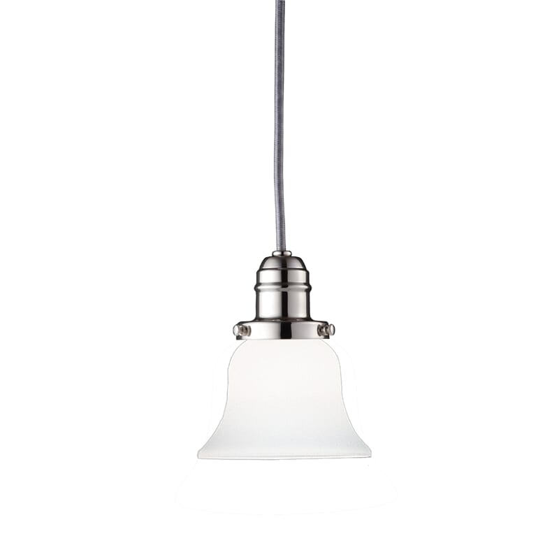 Hudson Valley Vintage Collection 13" Pendant Light in Polished Nickel