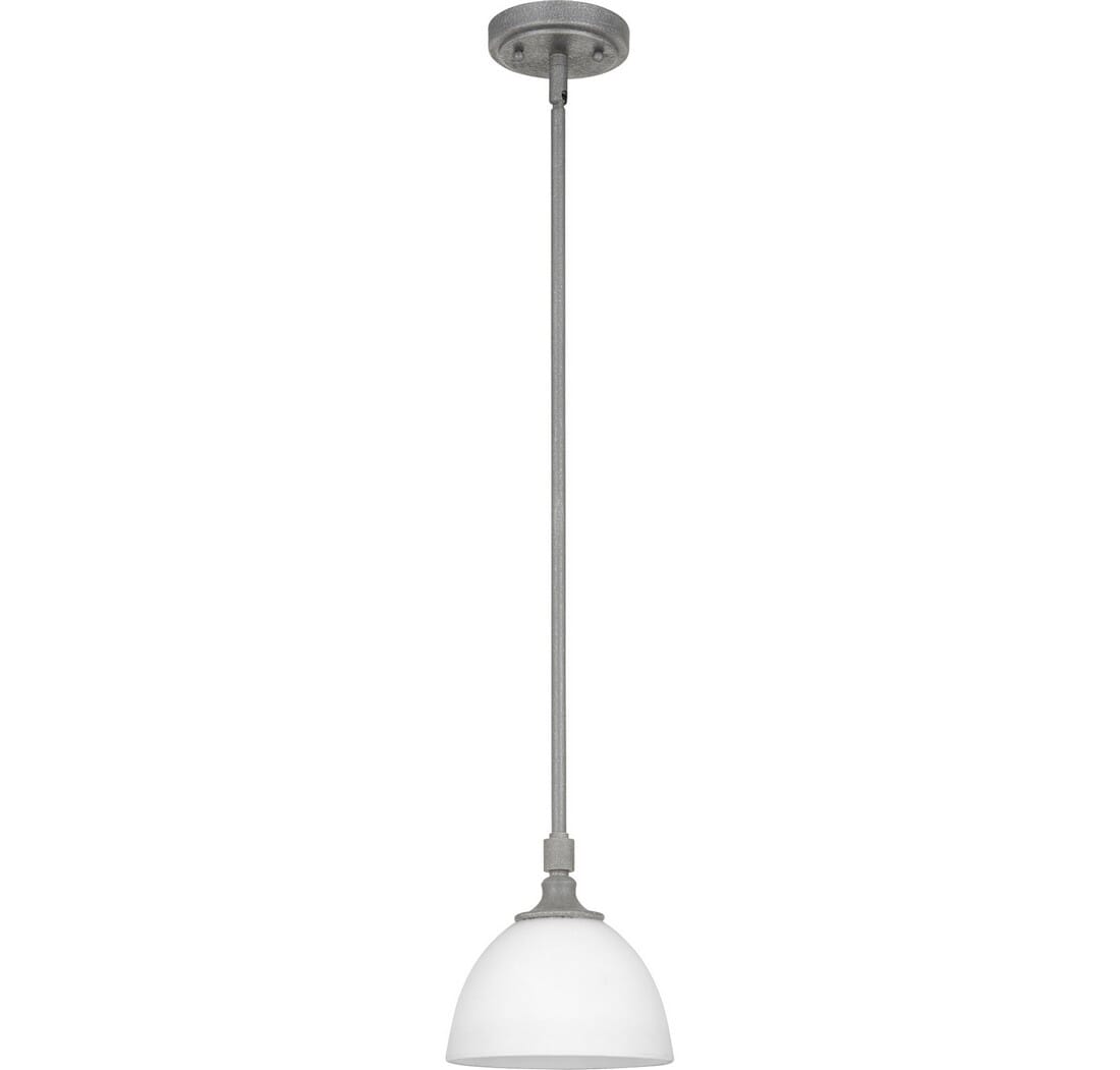 Quorum Celeste 7" Pendant Light in Zinc