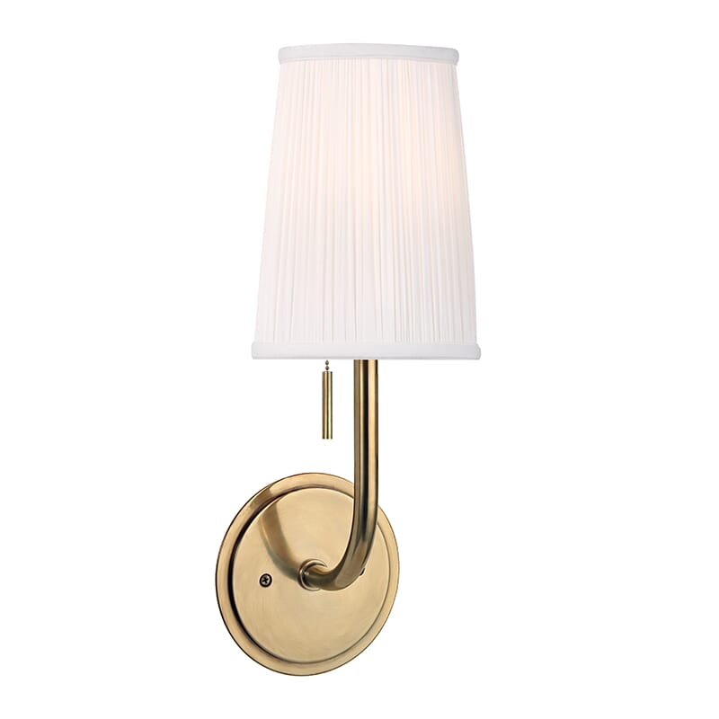 Hudson Valley Sanford 17" Wall Sconce in Aged Brass