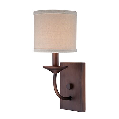 Millennium Lighting Jackson 1-Light Wall Sconce in Rubbed Bronze