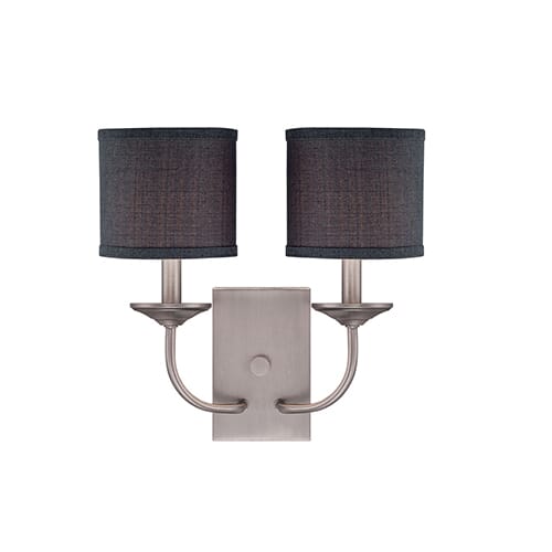 Millennium Lighting Jackson 2-Light Wall Sconce in Brushed Pewter