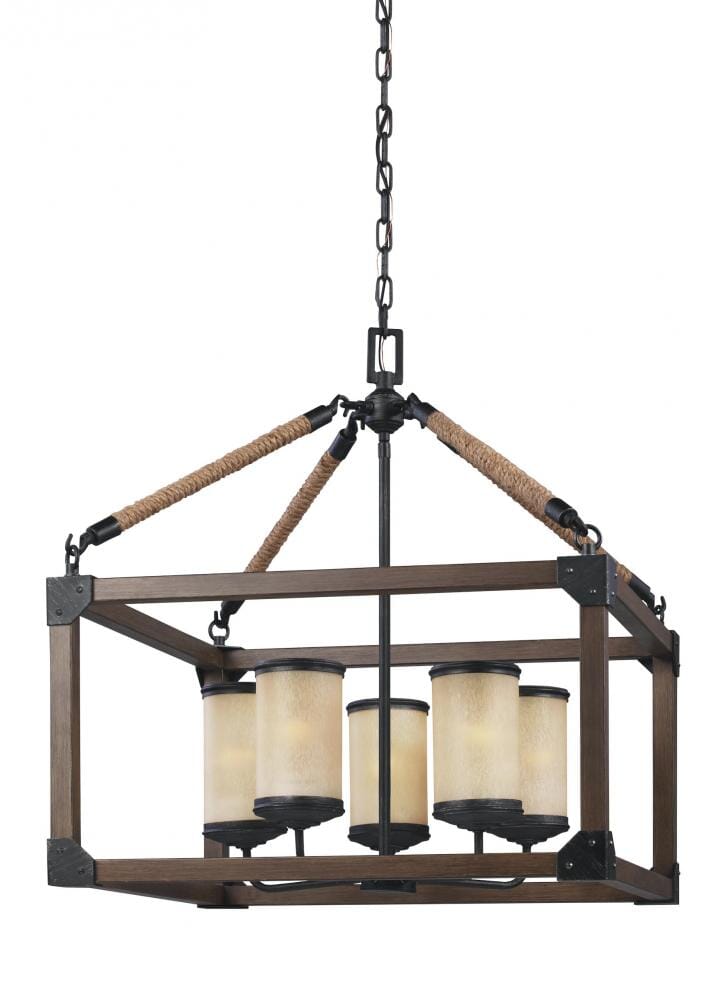 Sea Gull Dunning 5-Light Chandelier in Stardust