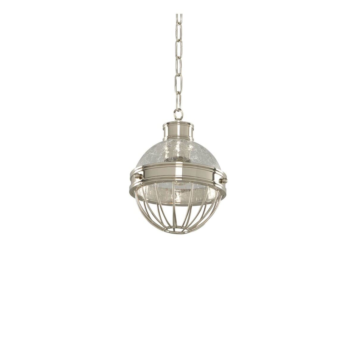 Kalco Montauk Mini Pendant in Polished Nickel