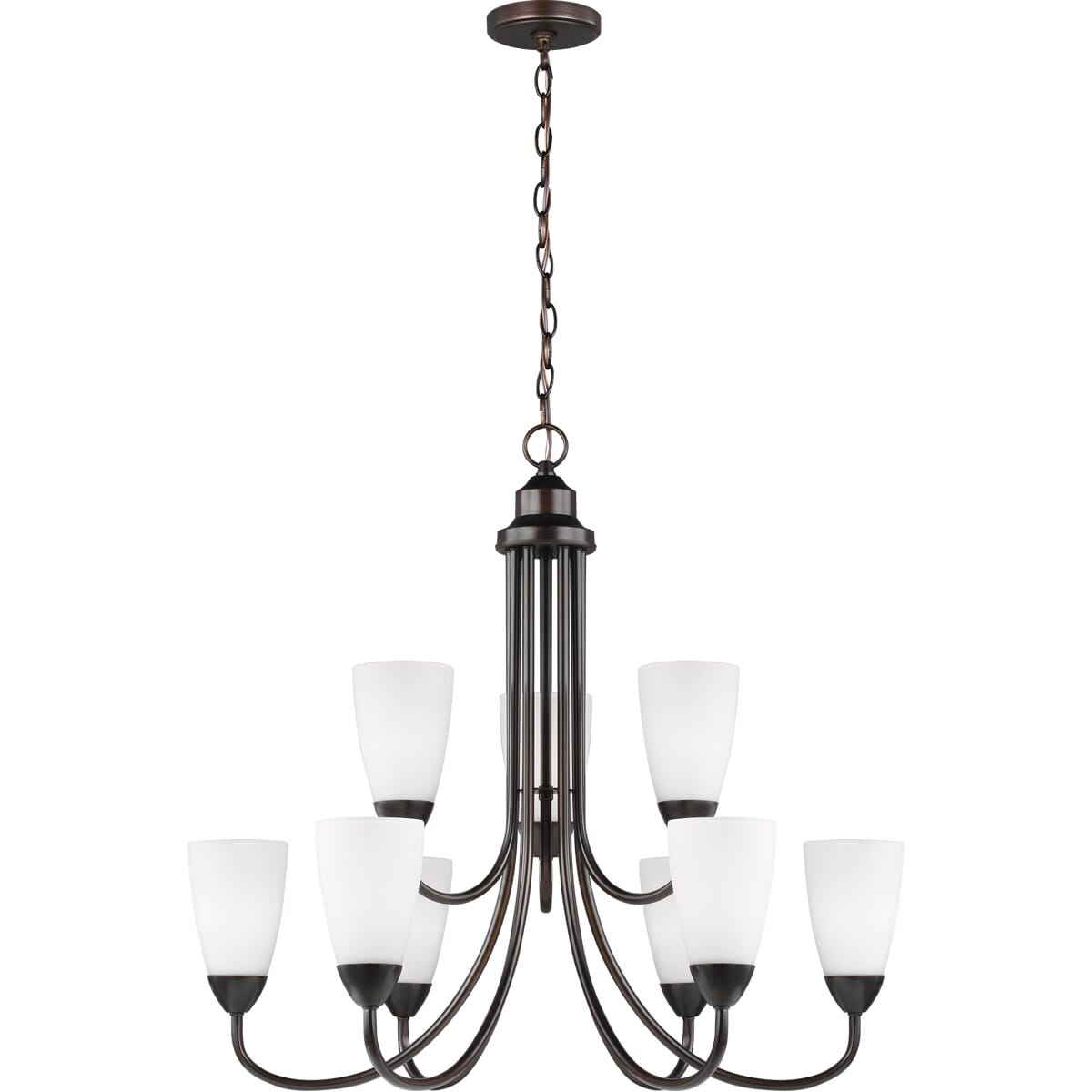 Sea Gull Seville 9-Light Chandelier in Bronze