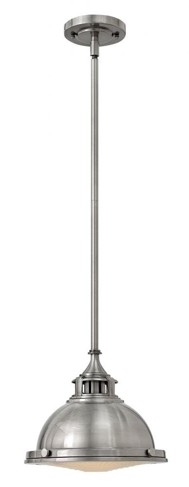 Hinkley Amelia 1-Light Stem Hung Pendant in Polished Antique Nickel