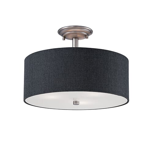 Millennium Lighting Jackson 3-Light Ceiling Light in Brushed Pewter