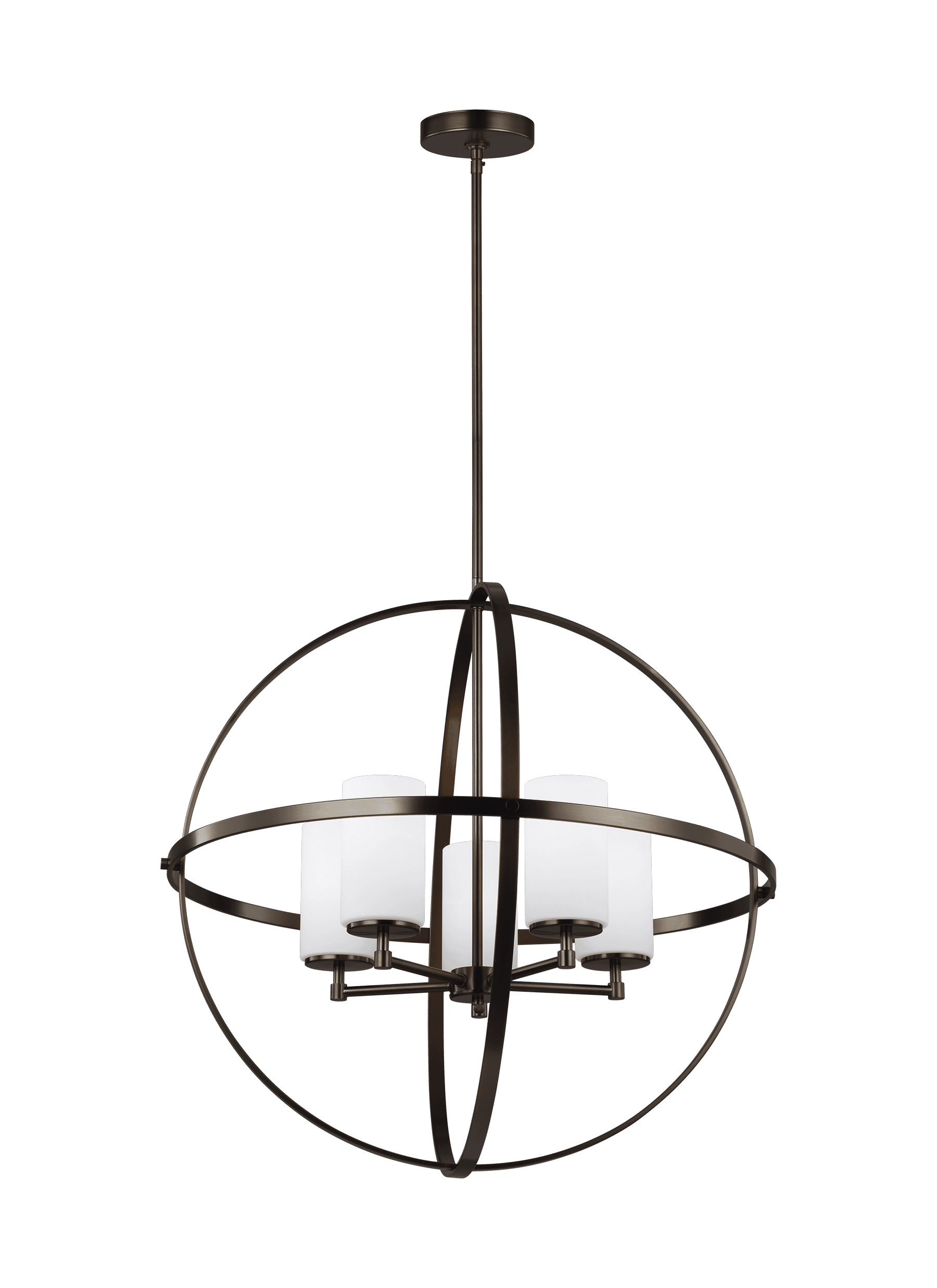 Sea Gull Alturas 5-Light Contemporary Chandelier in Brushed Oil Rubbed Bronze