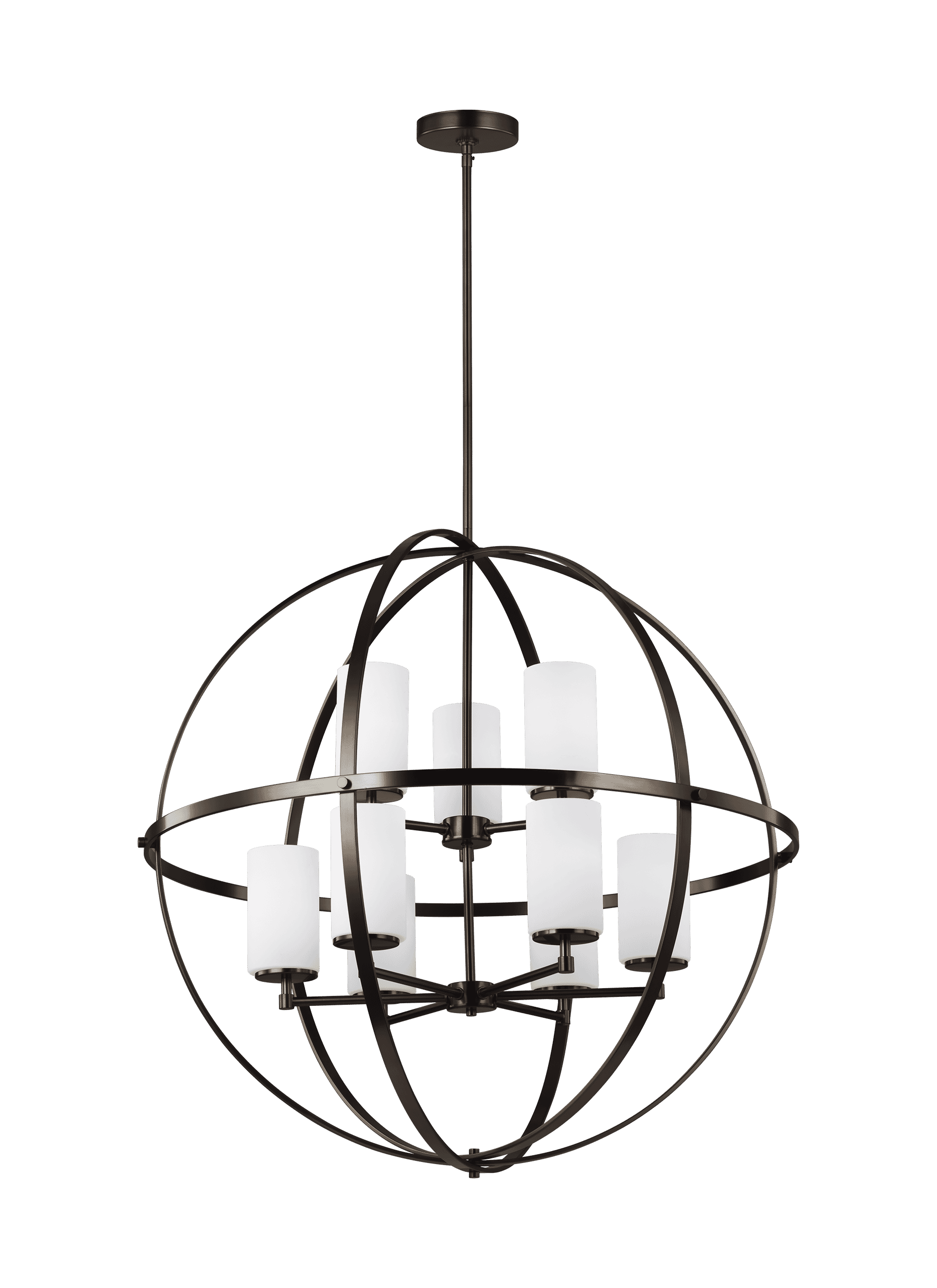 Sea Gull Alturas 9-Light Contemporary Chandelier in Brushed Oil Rubbed Bronze