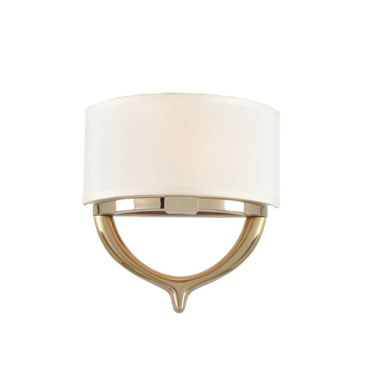 Kalco Bombay 2-Light 13" Wall Sconce in Two Tone Champagne Gold