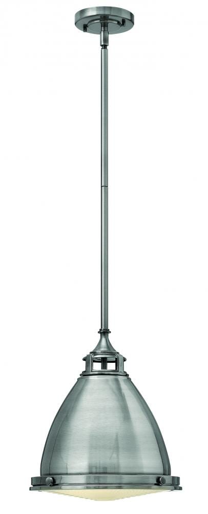 Hinkley Amelia 1-Light Pendant in Polished Antique Nickel