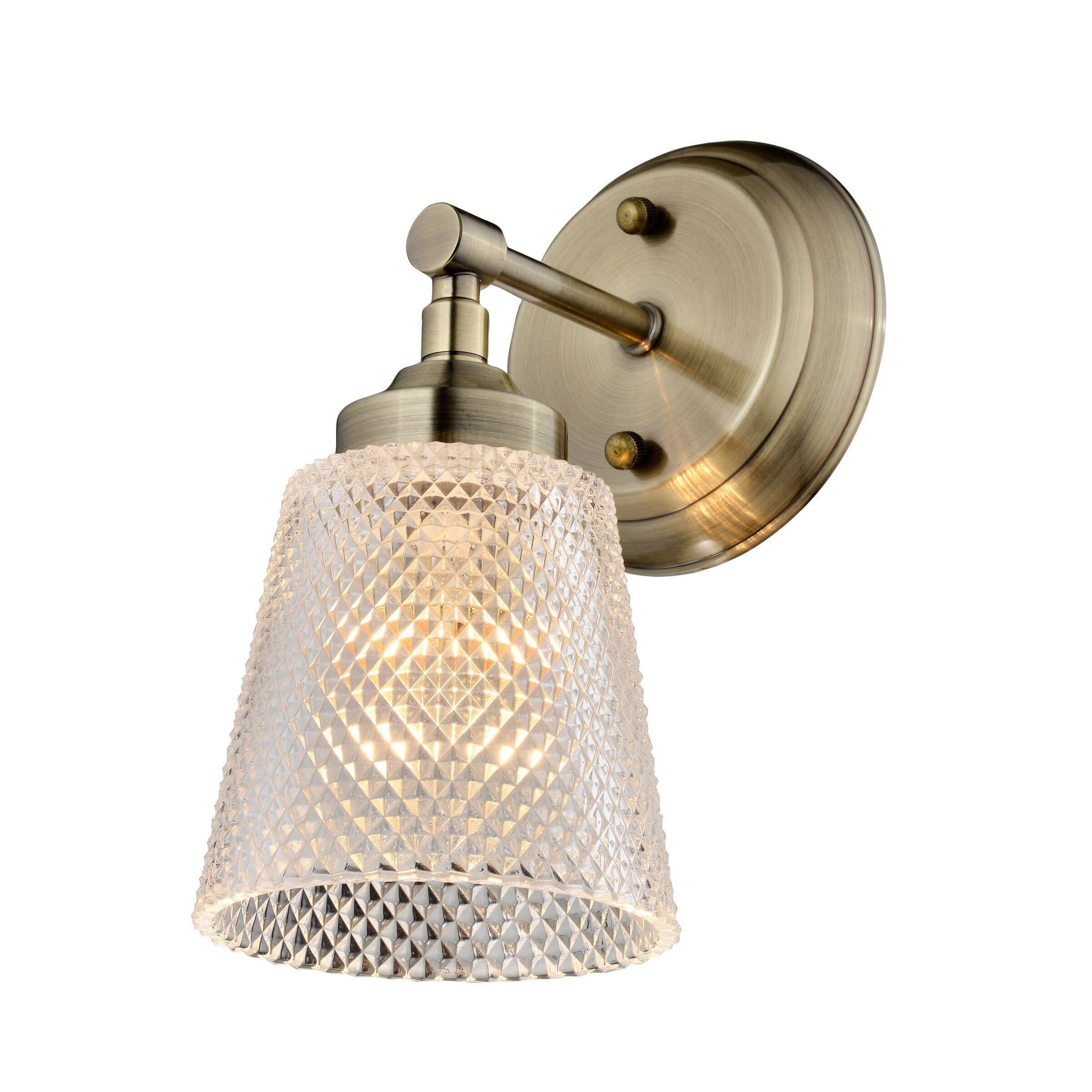 Varaluz Westport 10" Bathroom Vanity Light in Antique Brass