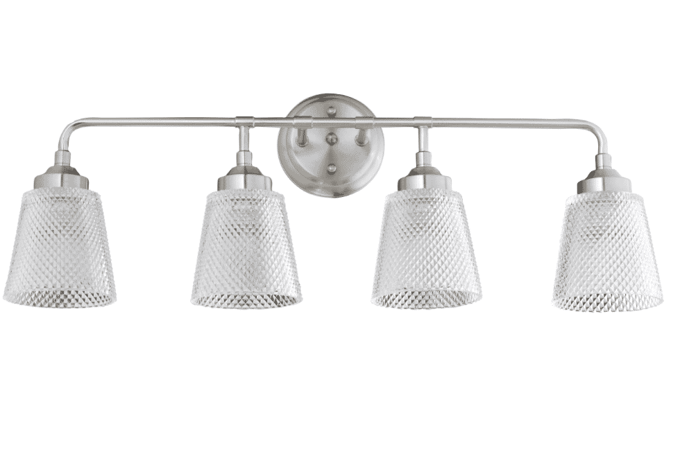 Varaluz Westport 4-Light 11" Bathroom Vanity Light in Brushed Nickel