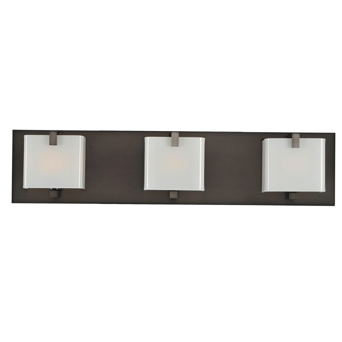 Kalco Meridian 3-Light 22" Bathroom Vanity Light in Brushed Black Nickel