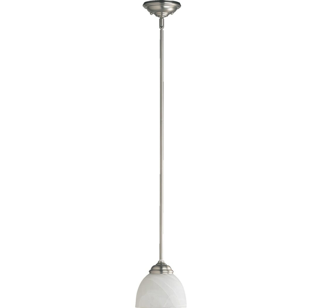 Quorum Quorum Home 7" Pendant Light in Satin Nickel