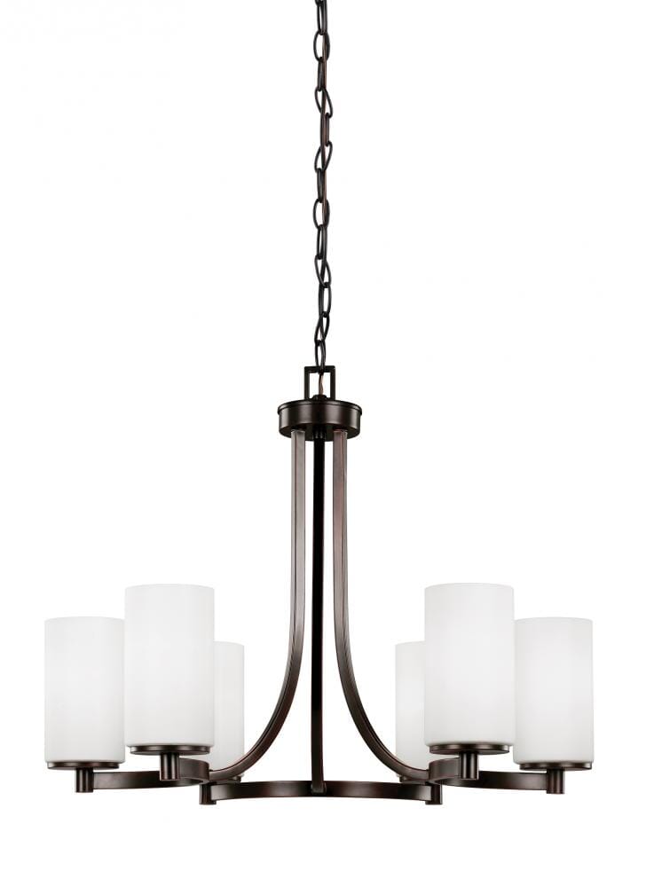 Sea Gull Hettinger 6-Light Chandelier in Bronze