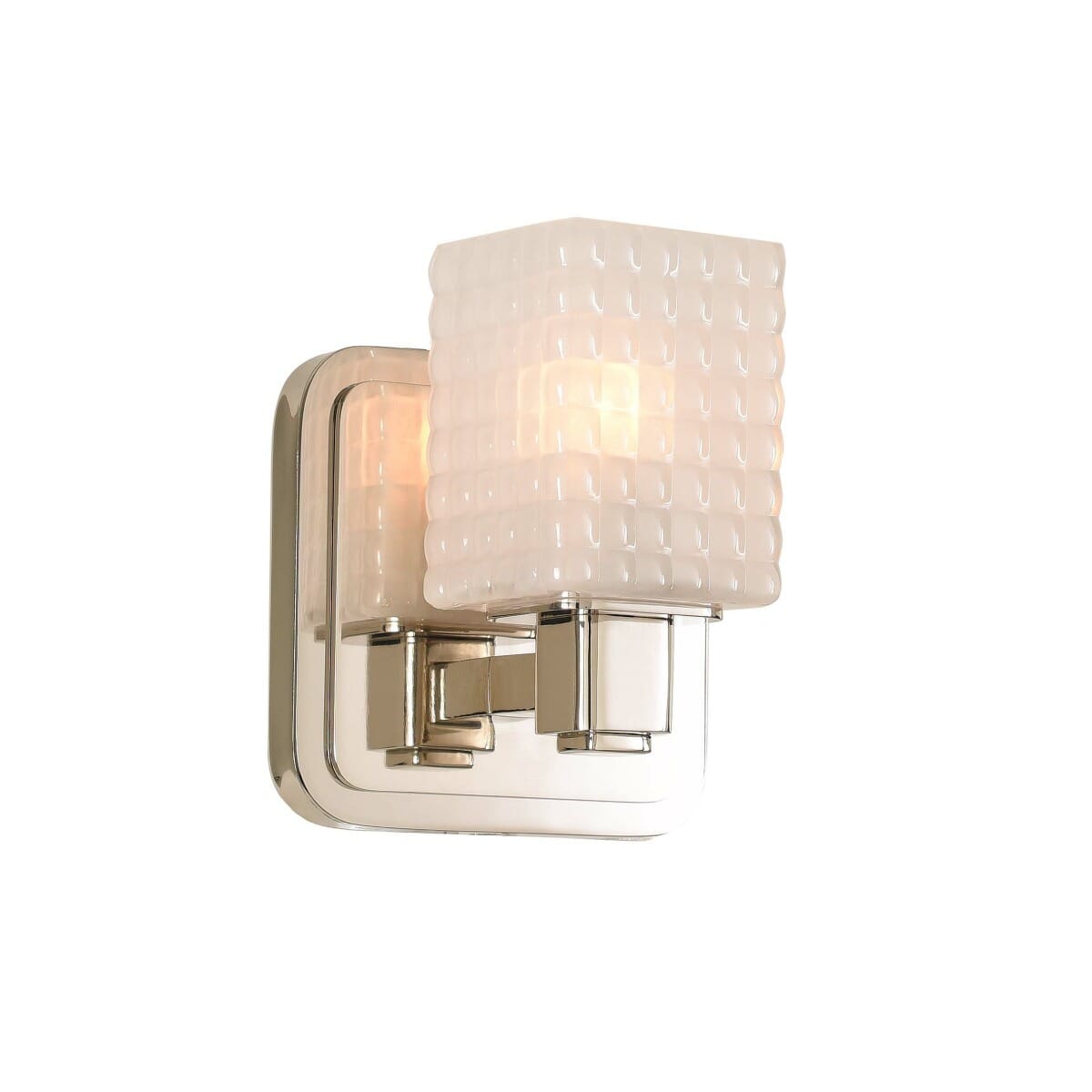 Kalco Avanti 5" Bathroom Vanity Light in Polished Nickel