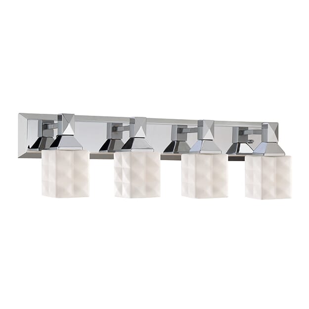 Millennium Lighting 300 Series 4-Light Bathroom Vanity Light in Chrome