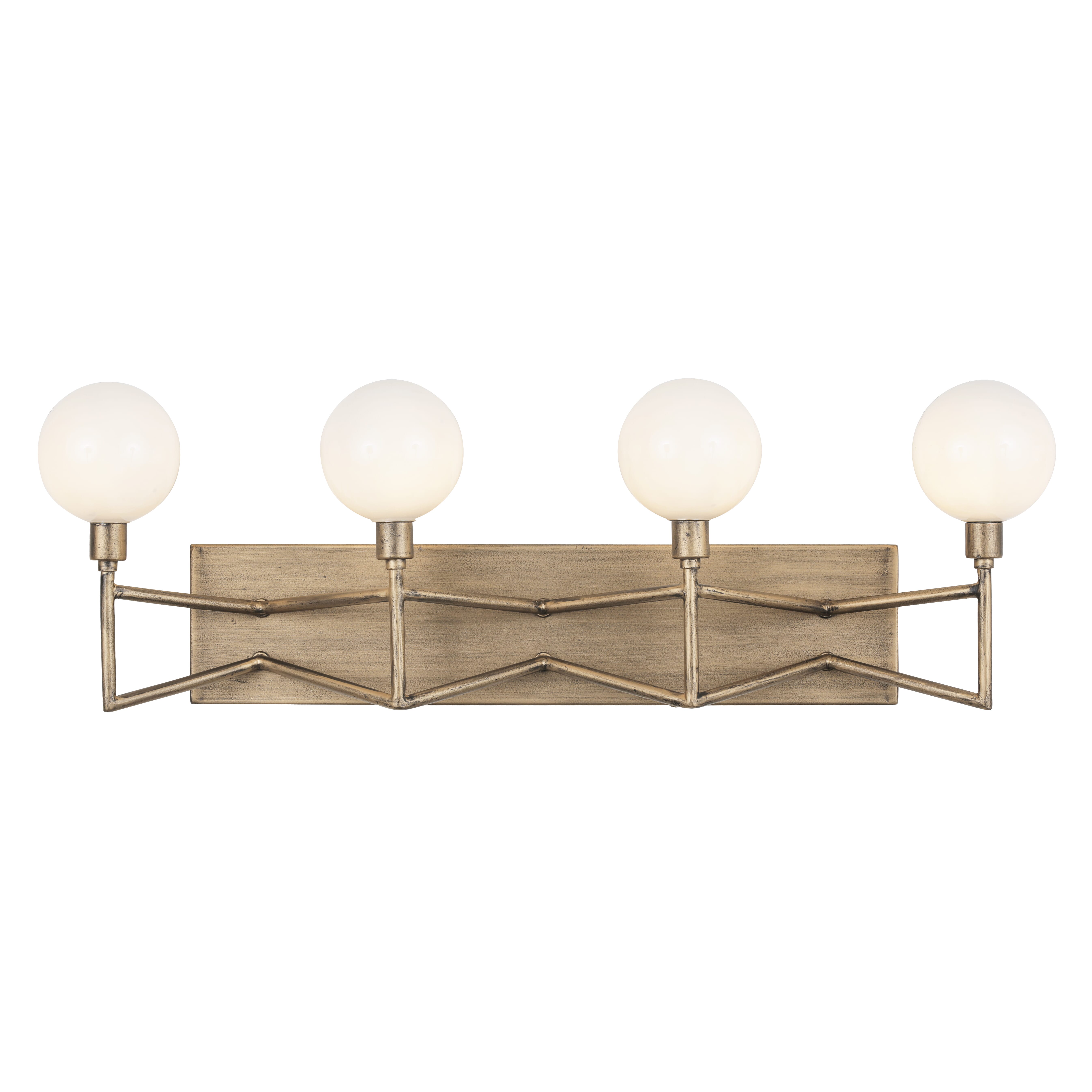 Varaluz Bodie 4-Light 9" Bathroom Vanity Light in Havana Gold