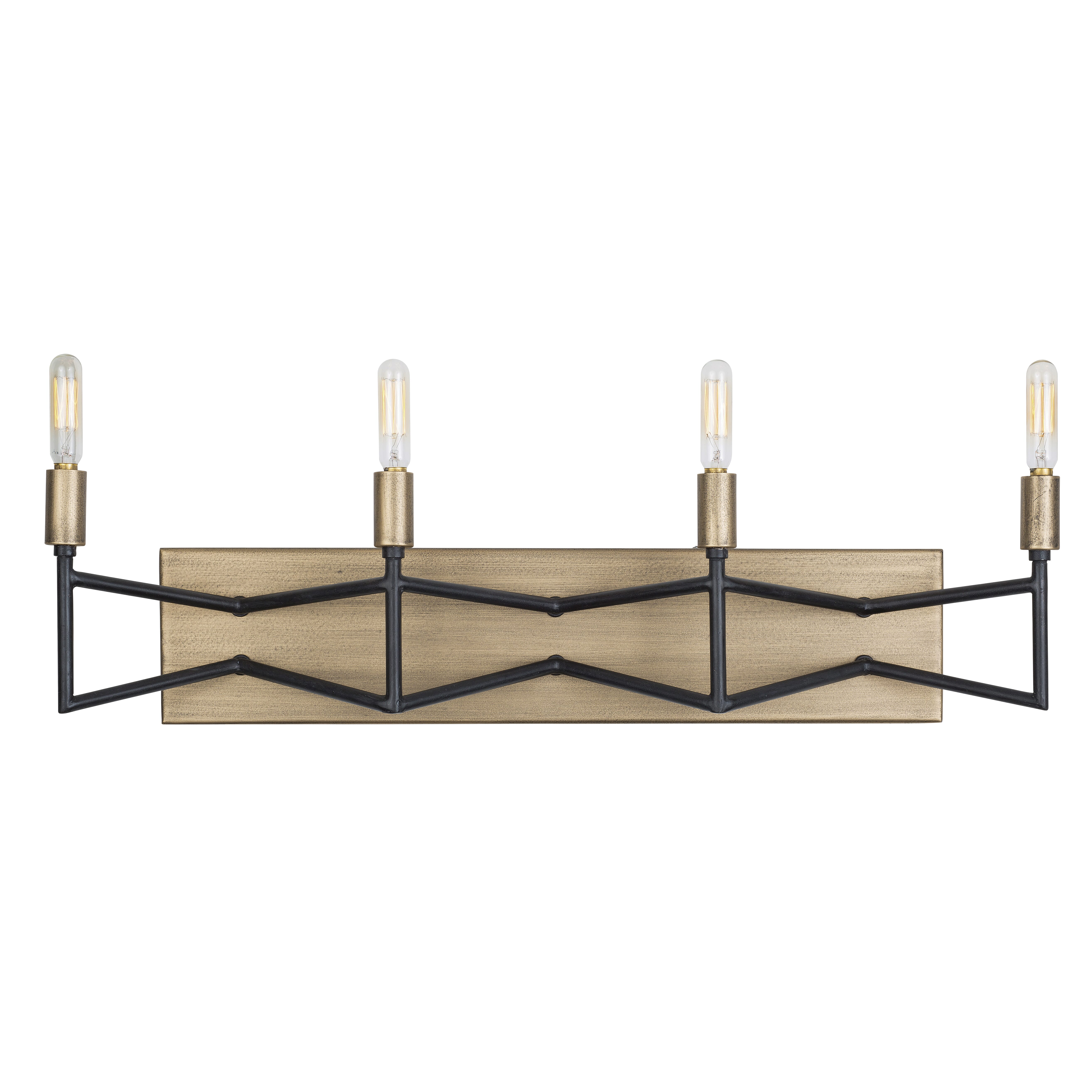 Varaluz Bodie 4-Light Bathroom Vanity Light in Havana Gold