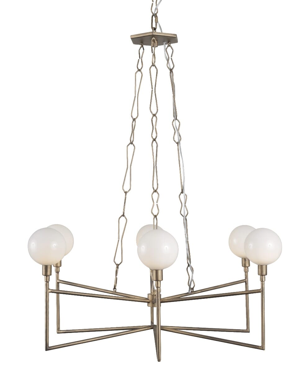 Varaluz Bodie 6-Light Transitional Chandelier in Havana Gold