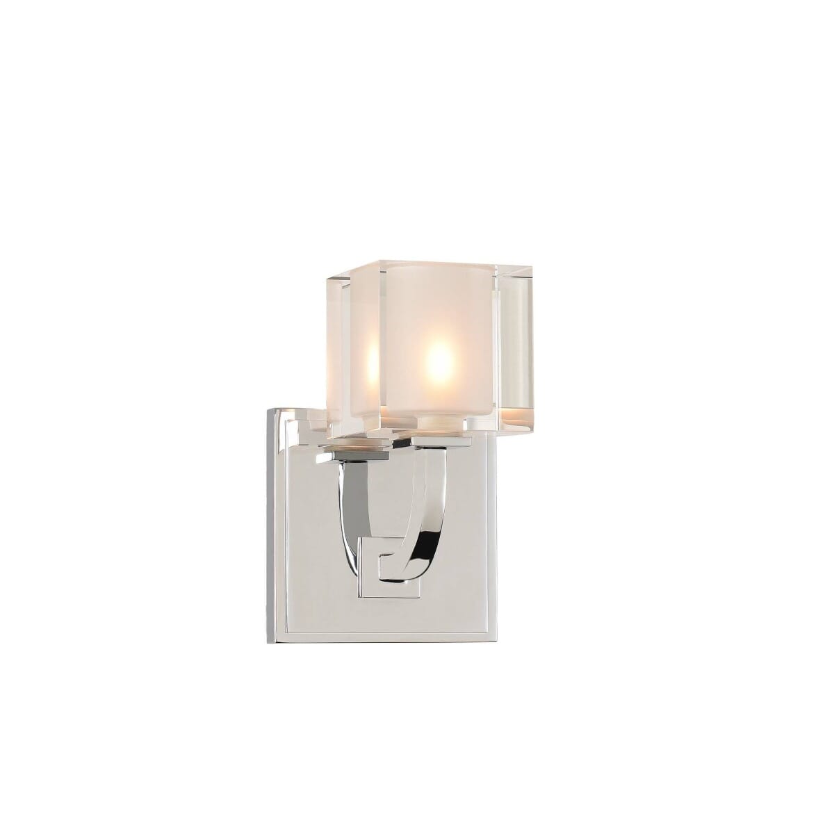 Kalco Arcata 5" Bathroom Vanity Light in Chrome