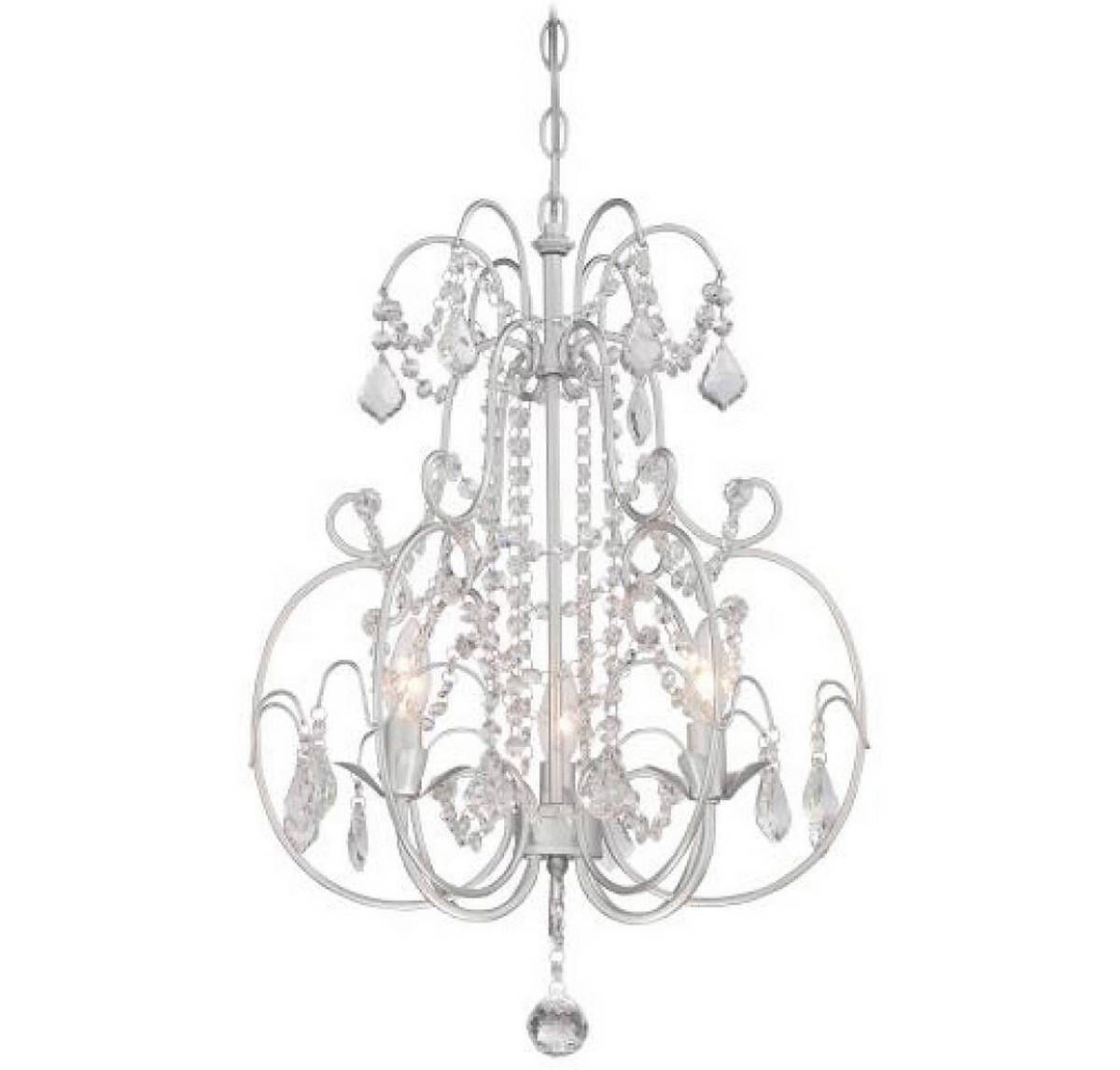 Minka Lavery 3-Light 17" Traditional Chandelier in Vintage Silver