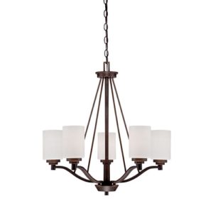 Millennium Lighting Durham 5-Light Chandelier in Rubbed Bronze