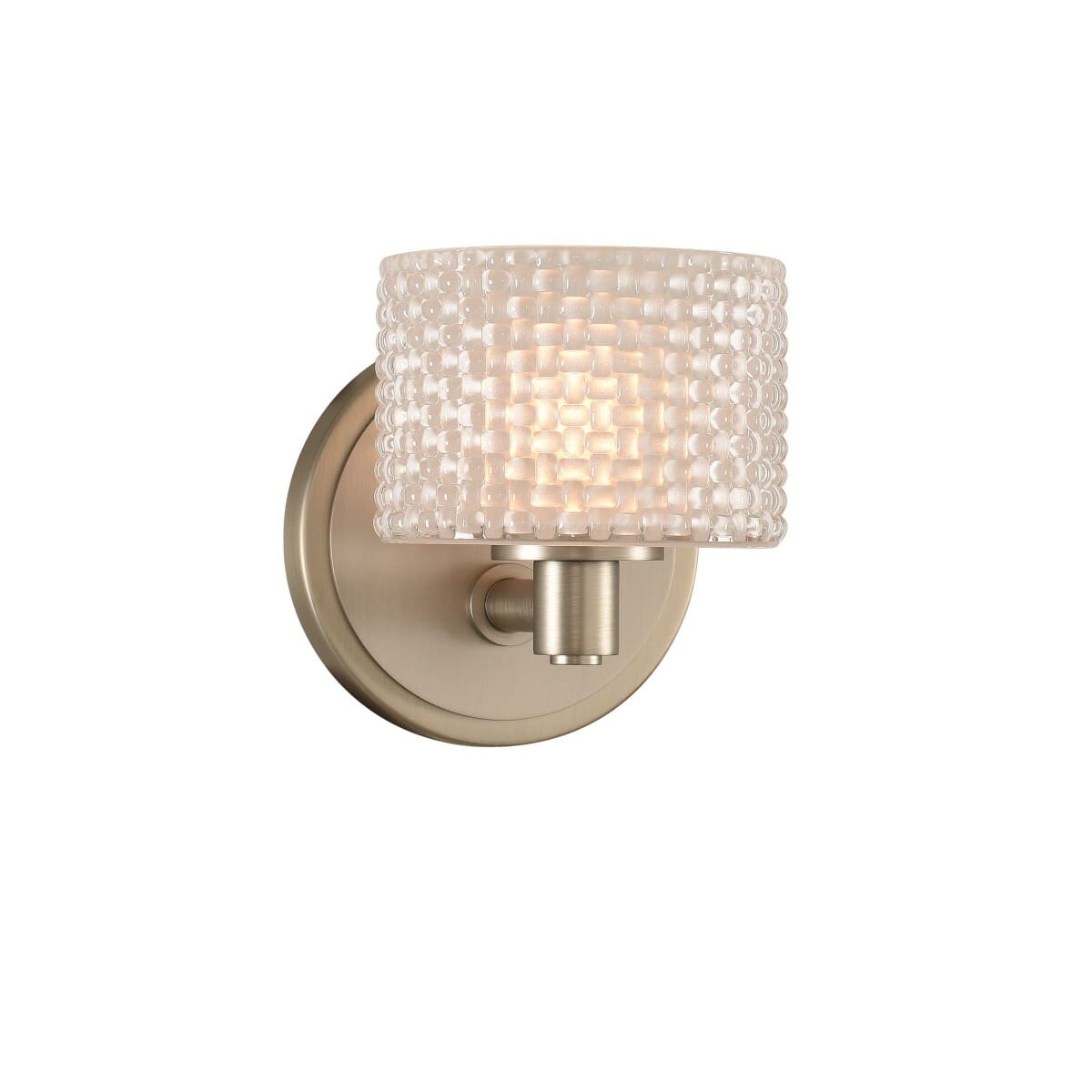 Kalco Willow 5" Bathroom Vanity Light in Satin Nickel