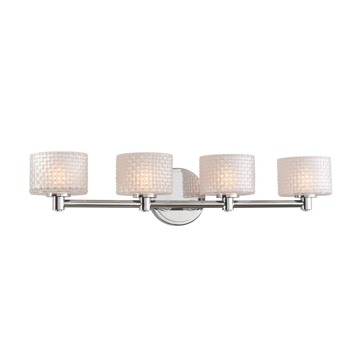 Kalco Willow 4-Light 26" Bathroom Vanity Light in Chrome