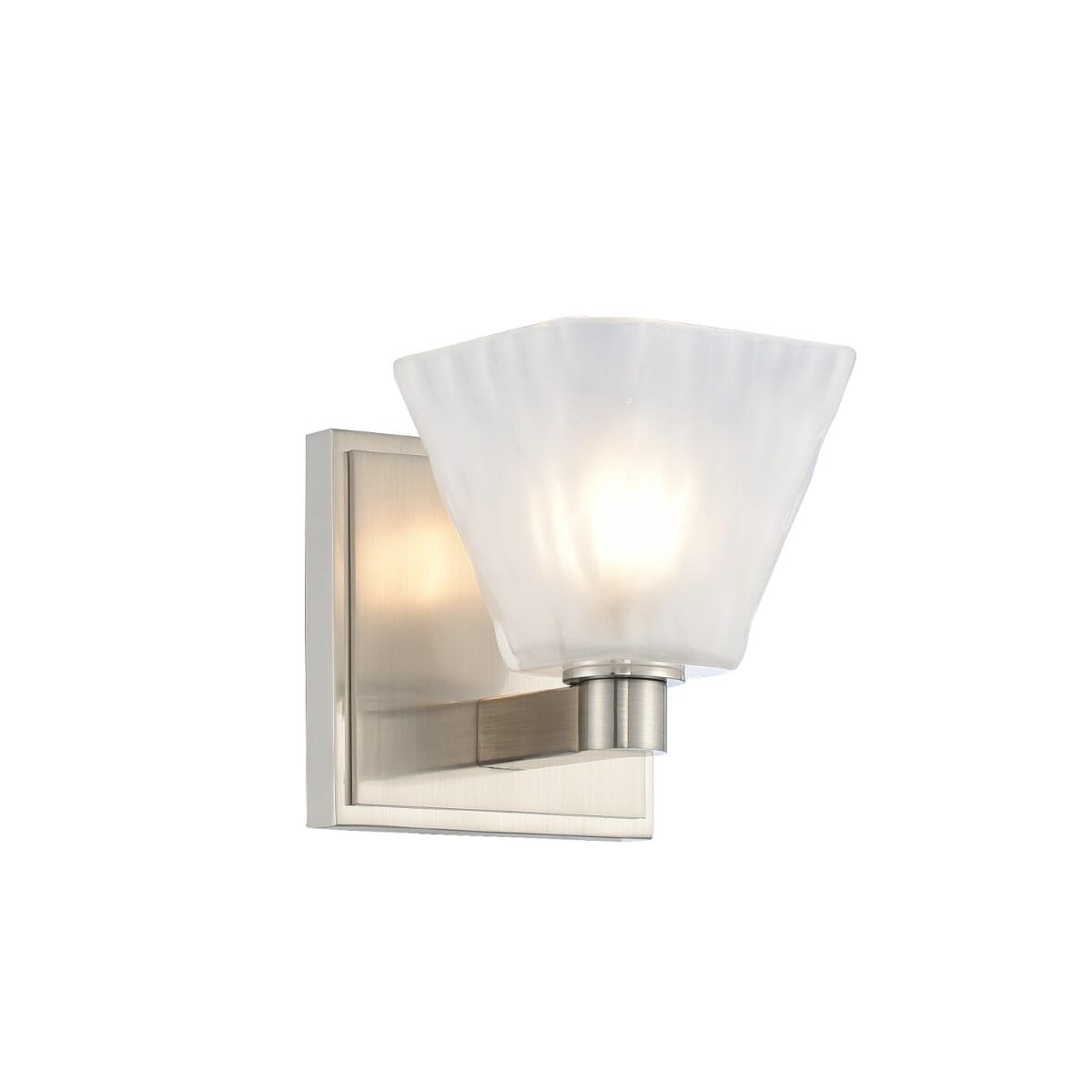 Kalco Weston 5" Bathroom Vanity Light in Glazed Nickel