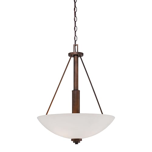 Millennium Lighting Durham 3-Light Pendant in Rubbed Bronze