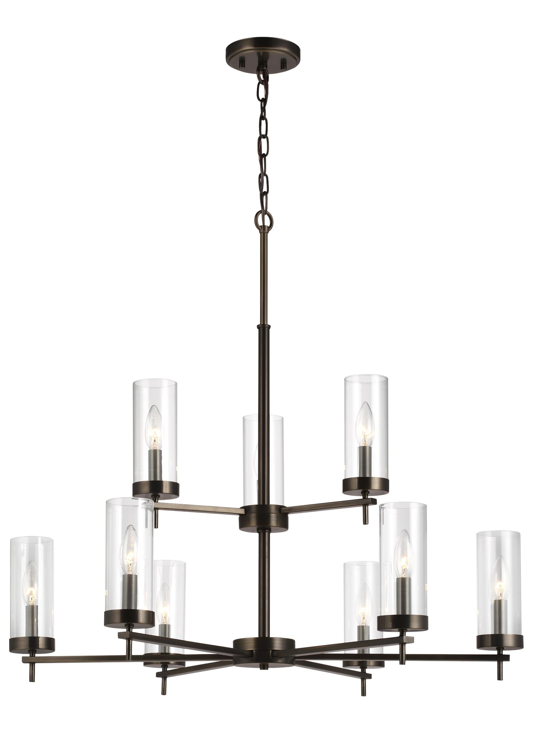 Sea Gull Zire 9-Light Chandelier in Brushed Oil Rubbed Bronze