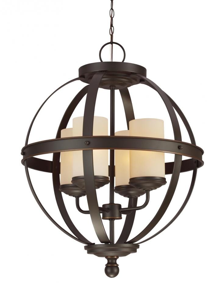 Sea Gull Sfera 4-Light Chandelier in Autumn Bronze