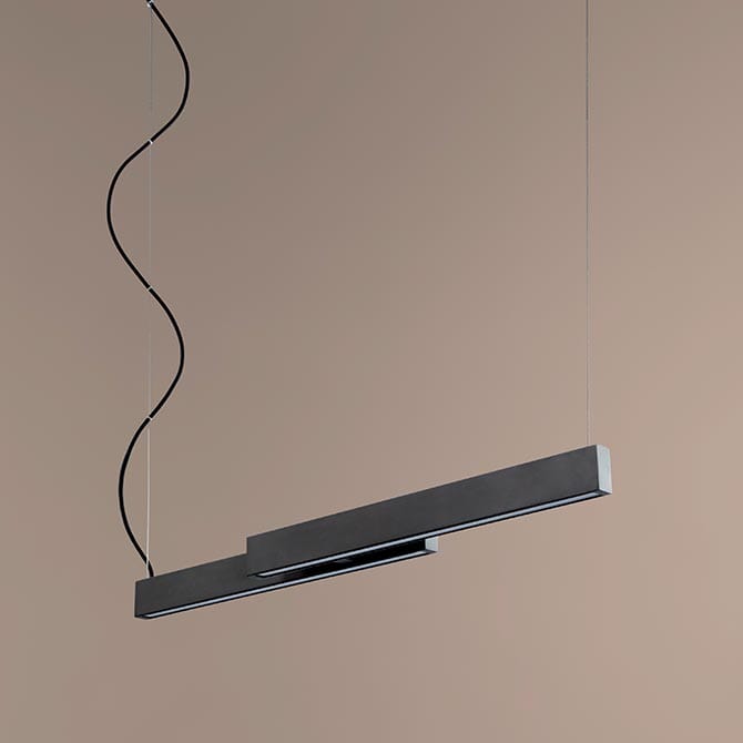 Oxygen Klone Pendant Light in Black