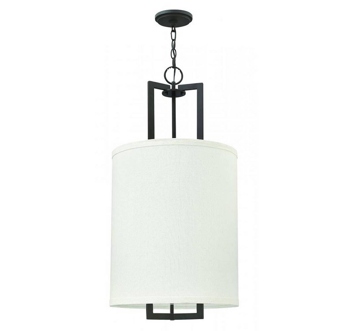 Hinkley Hampton 3-Light Inverted Pendant in Buckeye Bronze