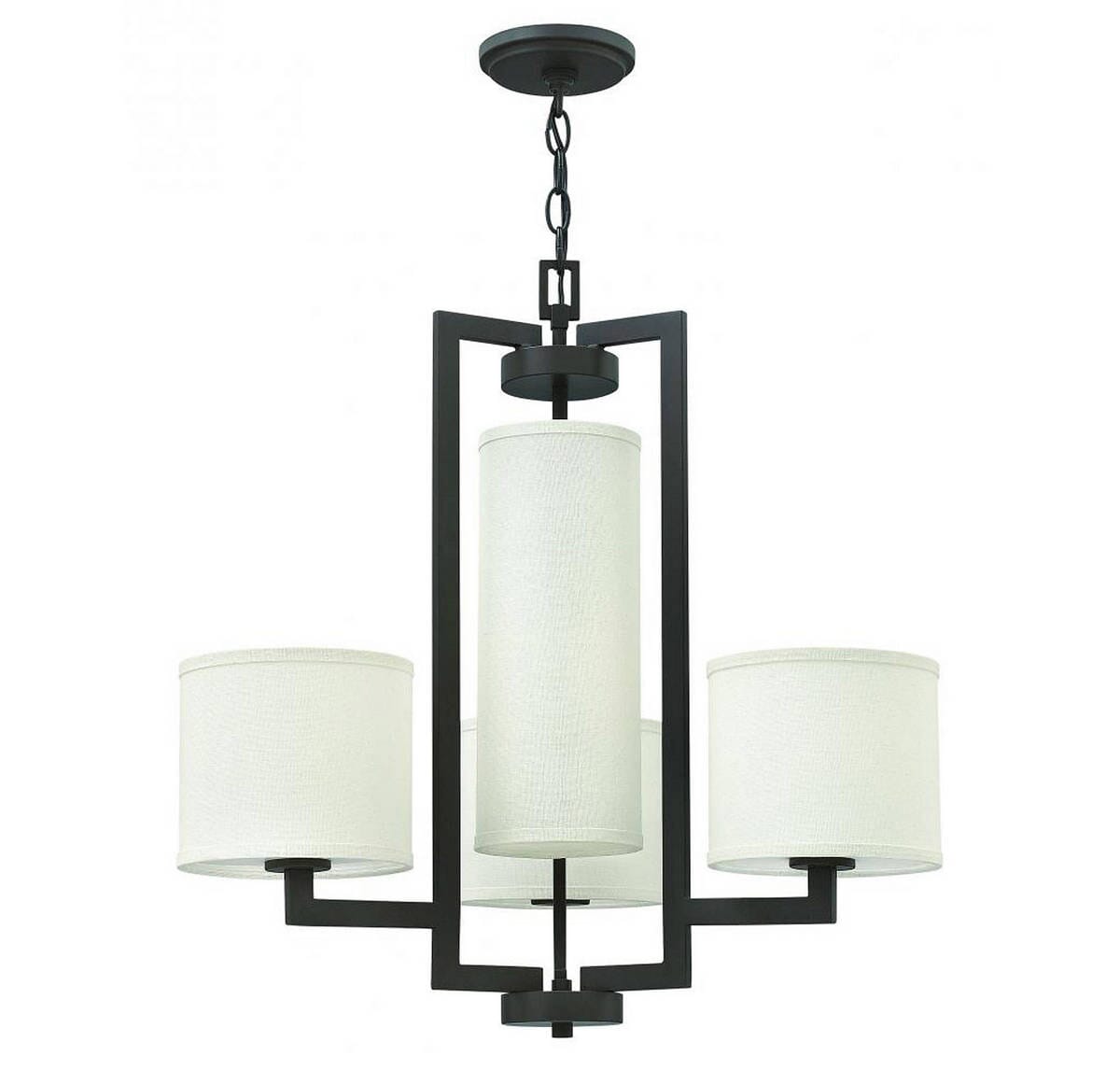 Hinkley Hampton 4-Light Single Tier Chandelier in Buckeye Bronze