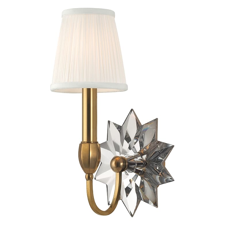 Hudson Valley Barton 14" Wall Sconce in Aged Brass