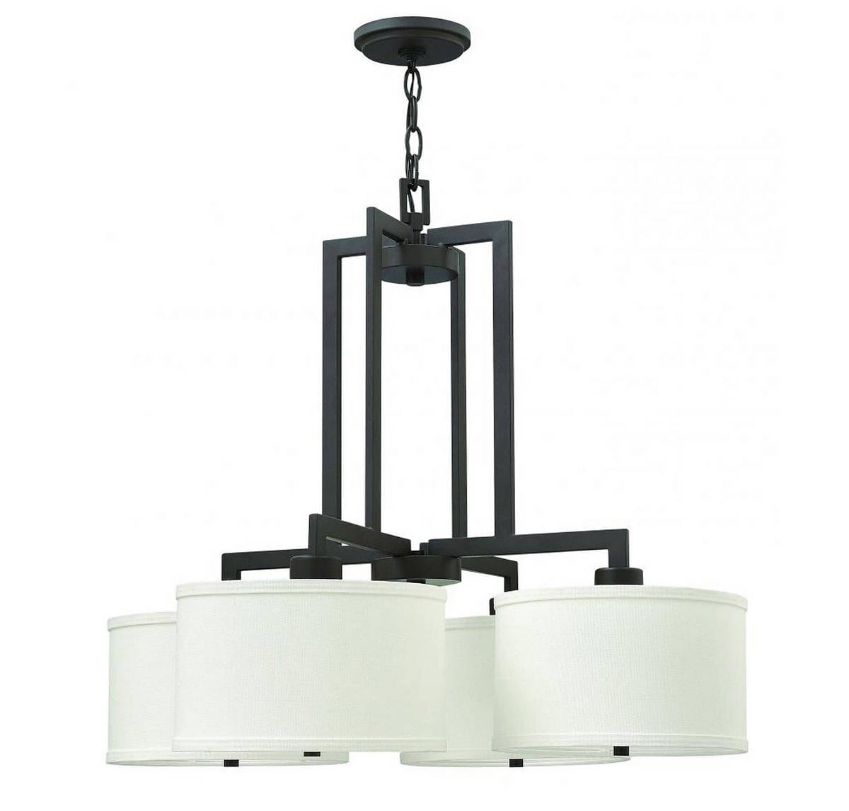 Hinkley Hampton 4-Light Single Tier Downlight in Buckeye Bronze