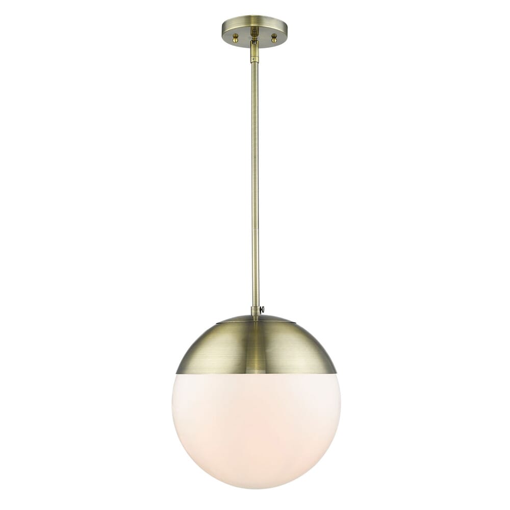 Golden Dixon 18" Pendant Light in Aged Brass