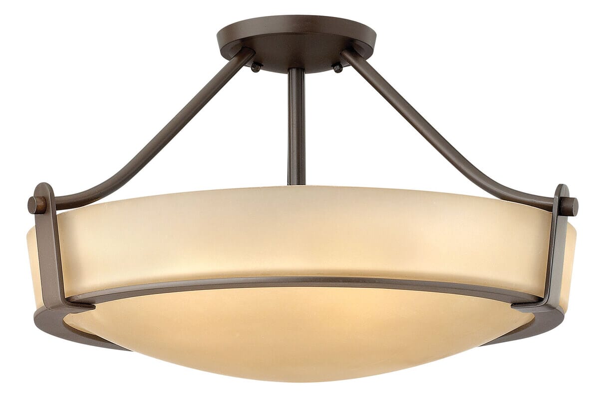 Hinkley Hathaway 4-Light Semi-Flush Ceiling Light in Olde Bronze