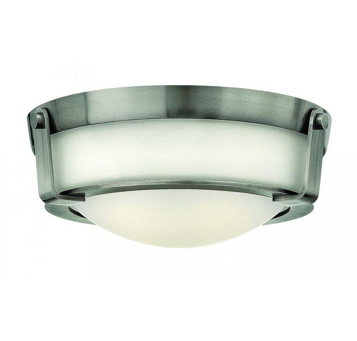 Hinkley Hathaway 2-Light Ceiling Light in Antique Nickel